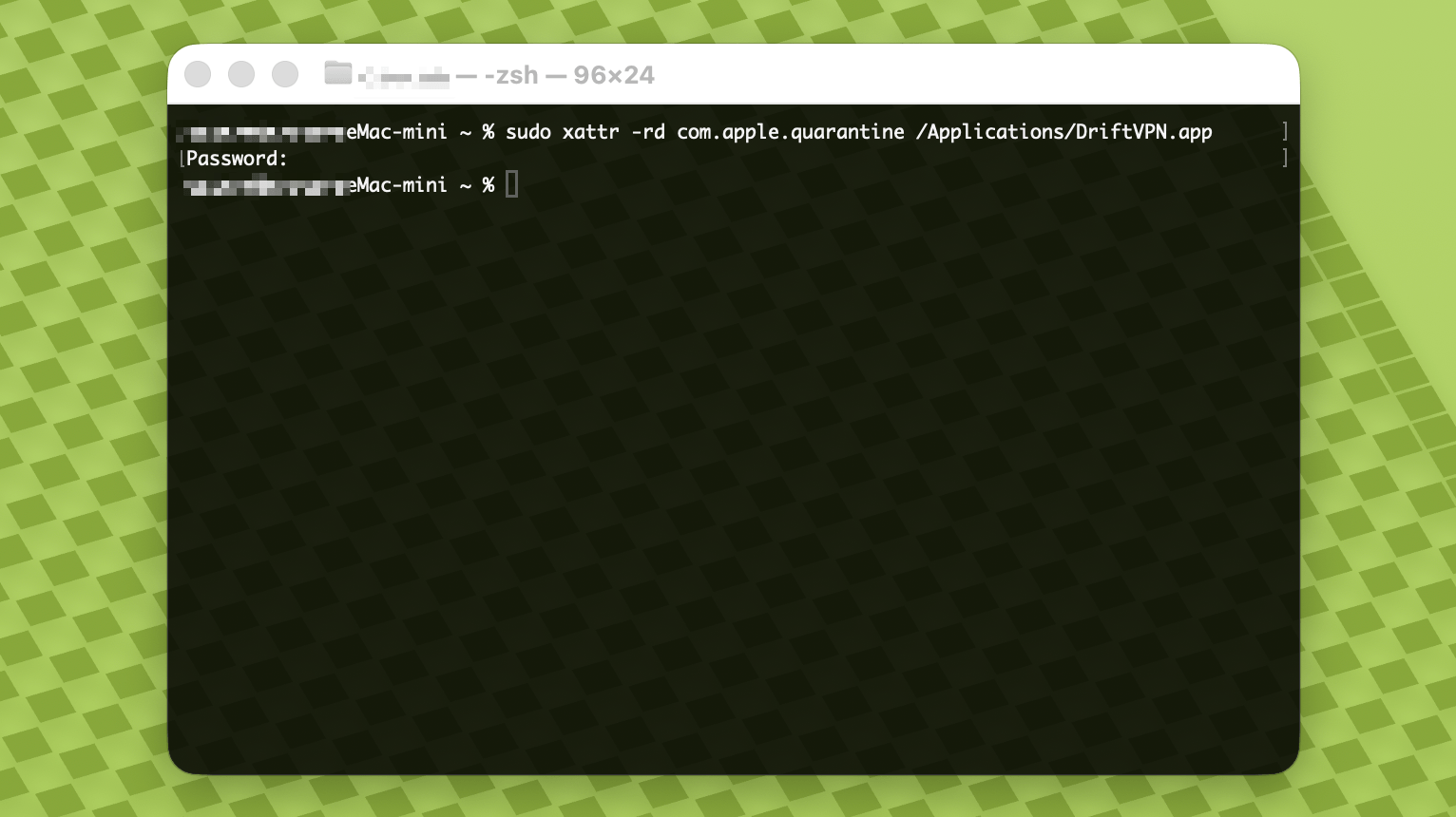 VPN macOS installation tutorial screenshot